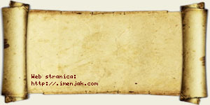 Jana Bošković vizit kartica